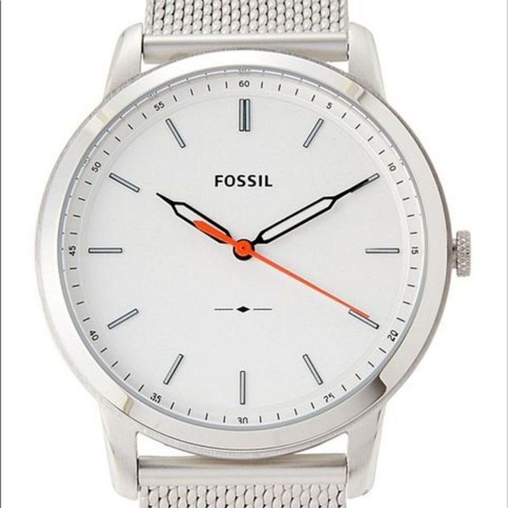 Men's Fossil The Minimalist Slim Steel Mesh Watch
